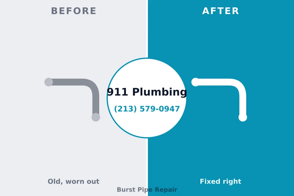 Before and after: plumbing company Alma, NE